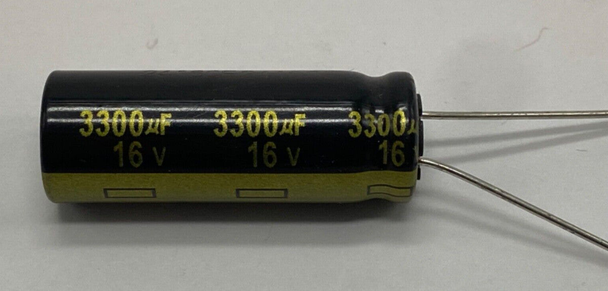 Panasonic EEU-FM1C332L M) series electrolytic capacitor radial lead 3300uf/16V
