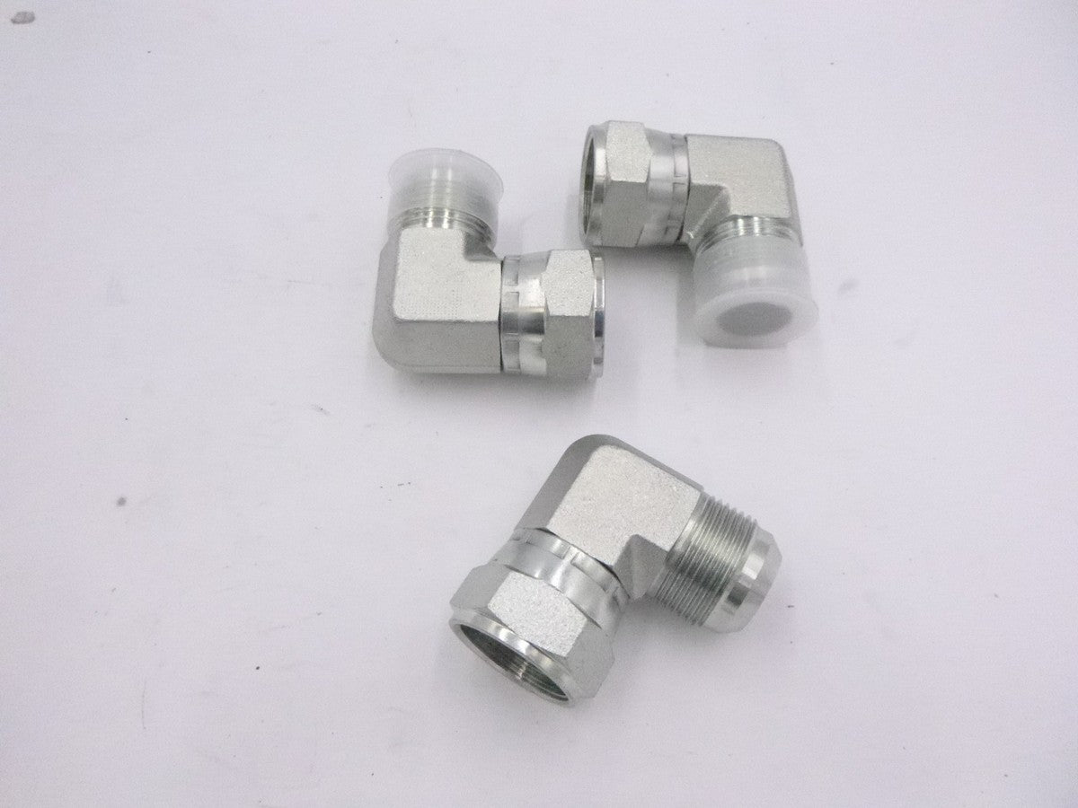 3 Pack 1-1/4" Stainless Steel Forged Elbow Fitting Threaded