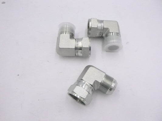 3 Pack 1-1/4" Stainless Steel Forged Elbow Fitting Threaded