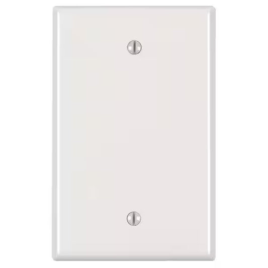 (QTY 16) Leviton PJ13-W 1-Gang Blank Medium Wallplate Cover Thermoplastic White