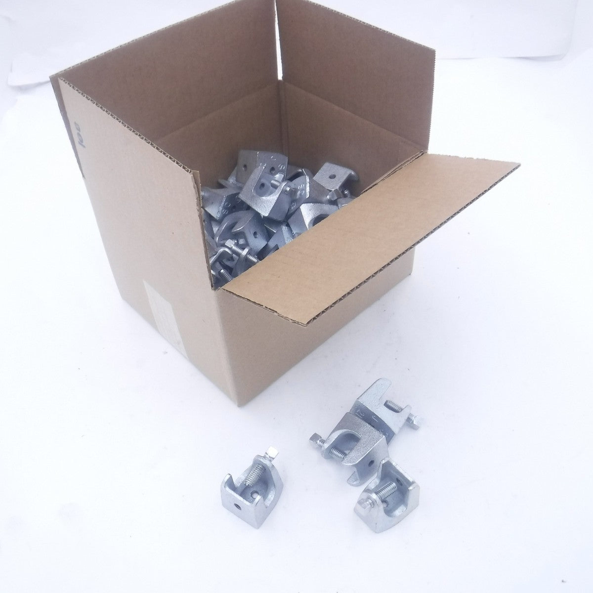 50 Pack Steel City SC 214 Beam Clamp 5/16" Rod 7/8" Jaw Opening Galvanized