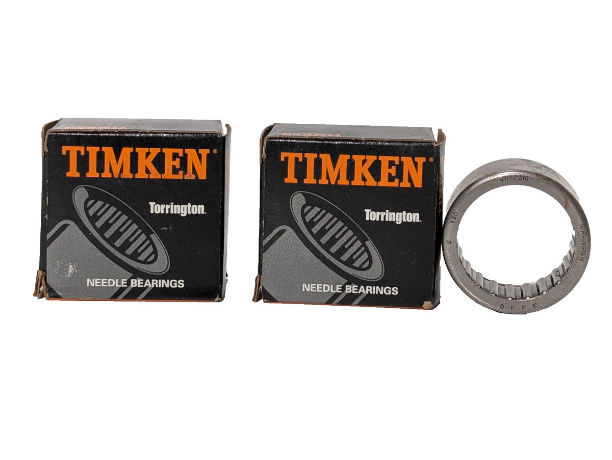 Lot of 2: Timken Torrington JH-2216 Needle Bearings, Made in USA