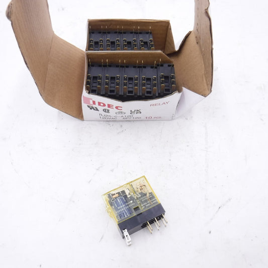 10 Pack Idec RJ2S-C-A120 Relay Plug-In DPDT 8A 120VAC
