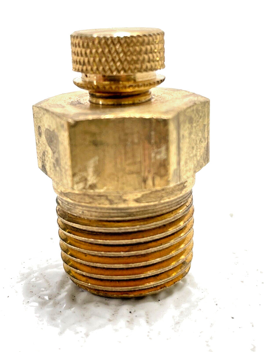 Brass Test Plug 1/2" NPT Male Thread / 1000 psi Max Working Pressure *Lot of 3*