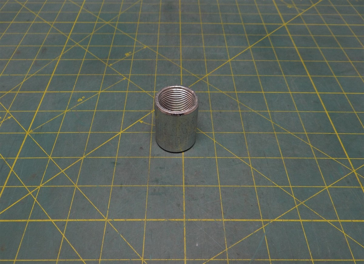 3/4" Galvanized Rigid Conduit Coupling For Threaded Rigid Conduit And IMC