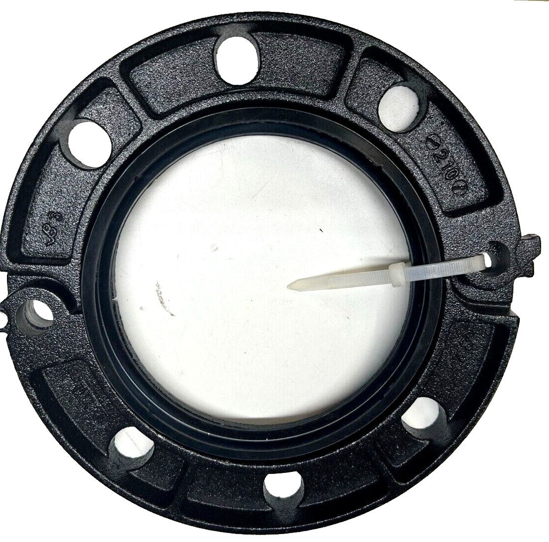 Victaulic 6" Style 741 Flange Adapter with Gasket for Grooved End Fittings