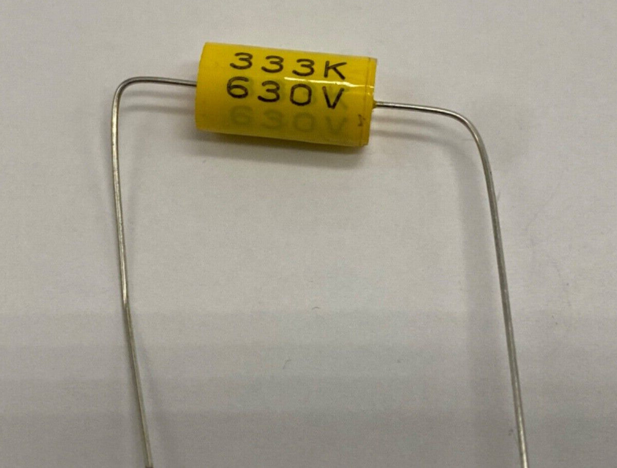 metalized film capacitor axial lead 0.033uf/630V, 333K630V