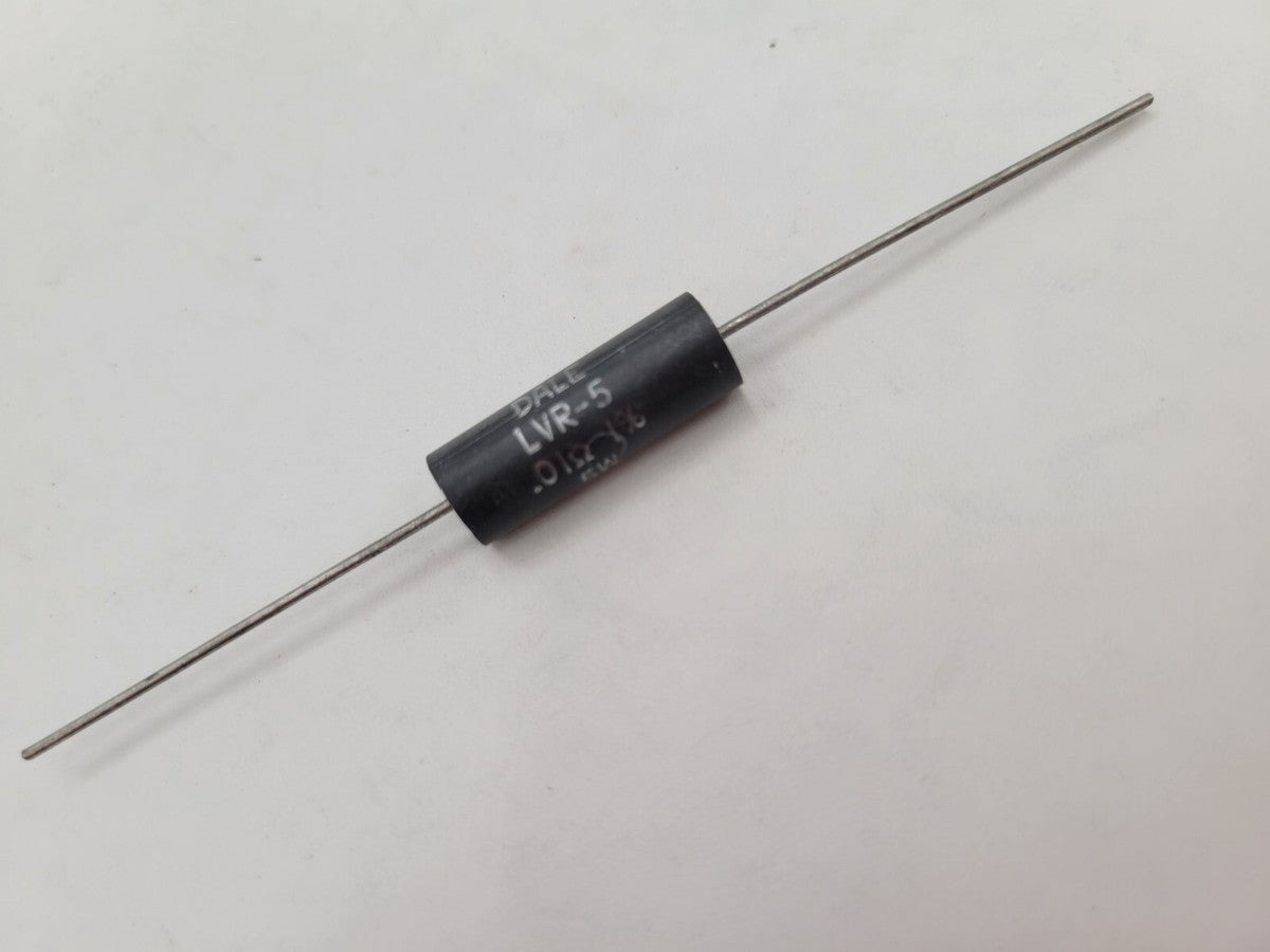 Vishay Dale LVR-5 Wire Wound Axial Resistor 0.01 Ohm Resistance 1% 5 Watt
