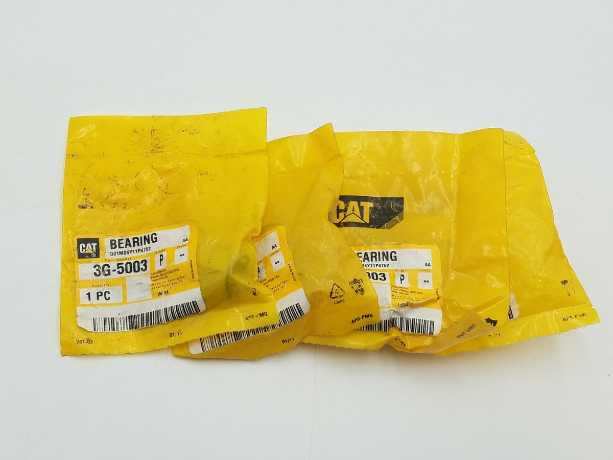 4 Pcs Caterpillar CAT 3G-5003 Bearing Heavy Duty Equipment Replacement Part NOS