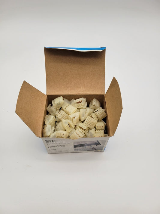 100 Piece Box Ideal	30-298 Jaw Wire Connector 18-12 AWG 3 Wire Electrical NOS