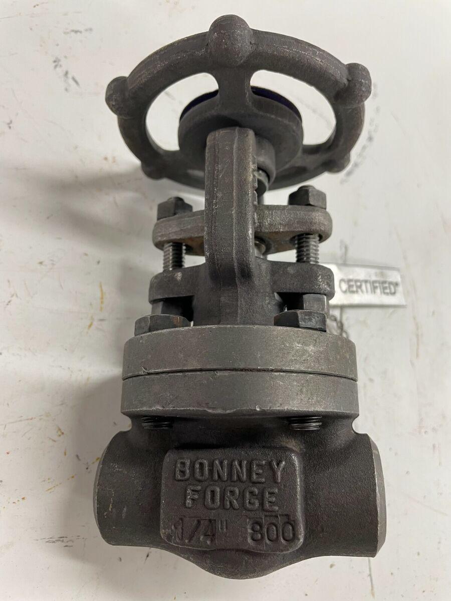 BONNEY FORGE H11 Gate Valve 1/4" 800 Threaded Ends A105N Forged Steel Trim #8