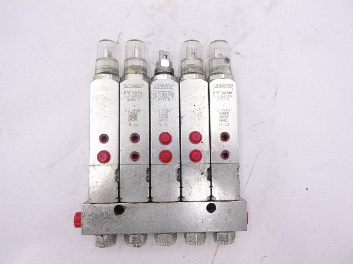 Lincoln 85770-5 Centro-Matic 5 Grease Injector Manifold SL-V Series SEE DESC