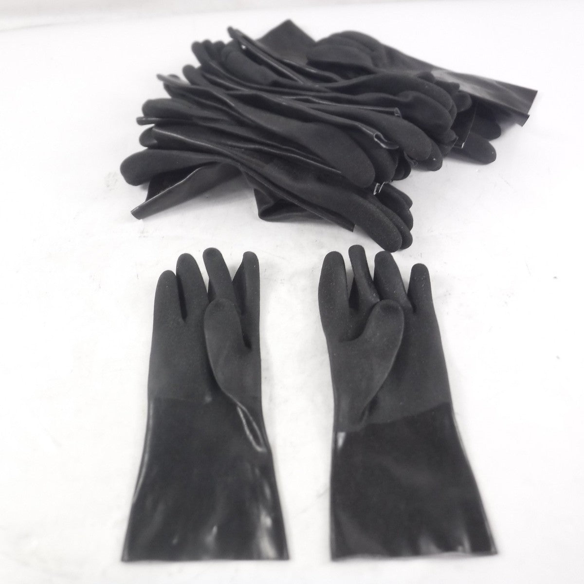 10 Pack Sandy PVC Gloves w/Interlock Lining 14" Cuff Length, D8430-14
