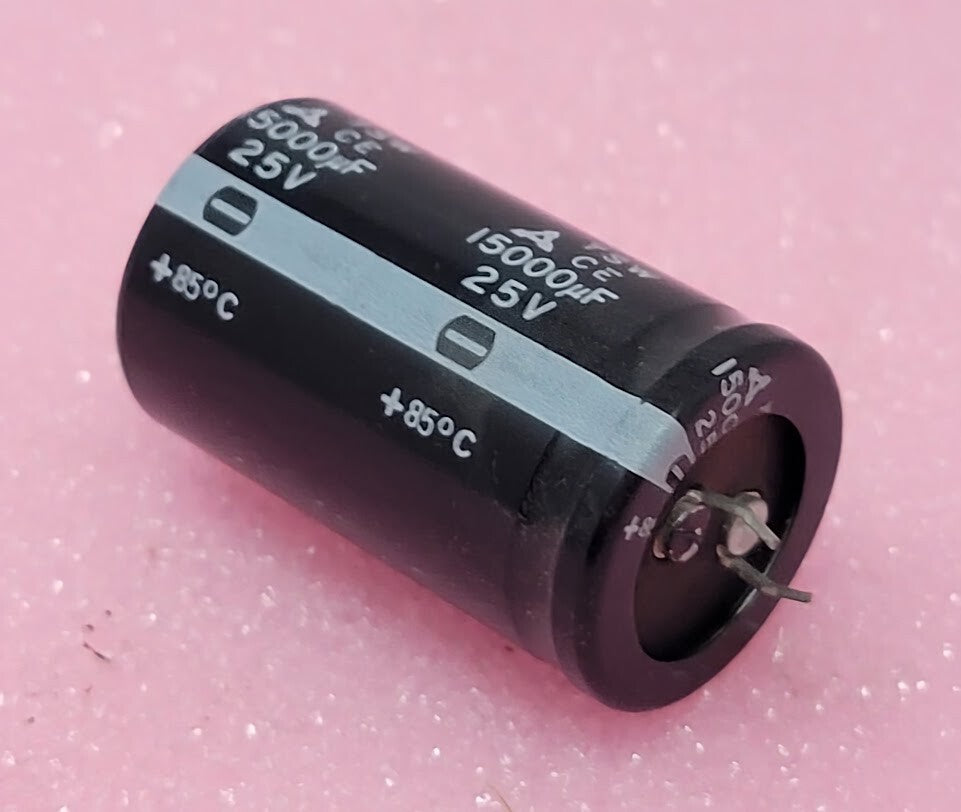 Lot of 2 - TSW – Formerly Panasonic / Matsushita - ECOS1EP153BA - 15000UF 25VDC