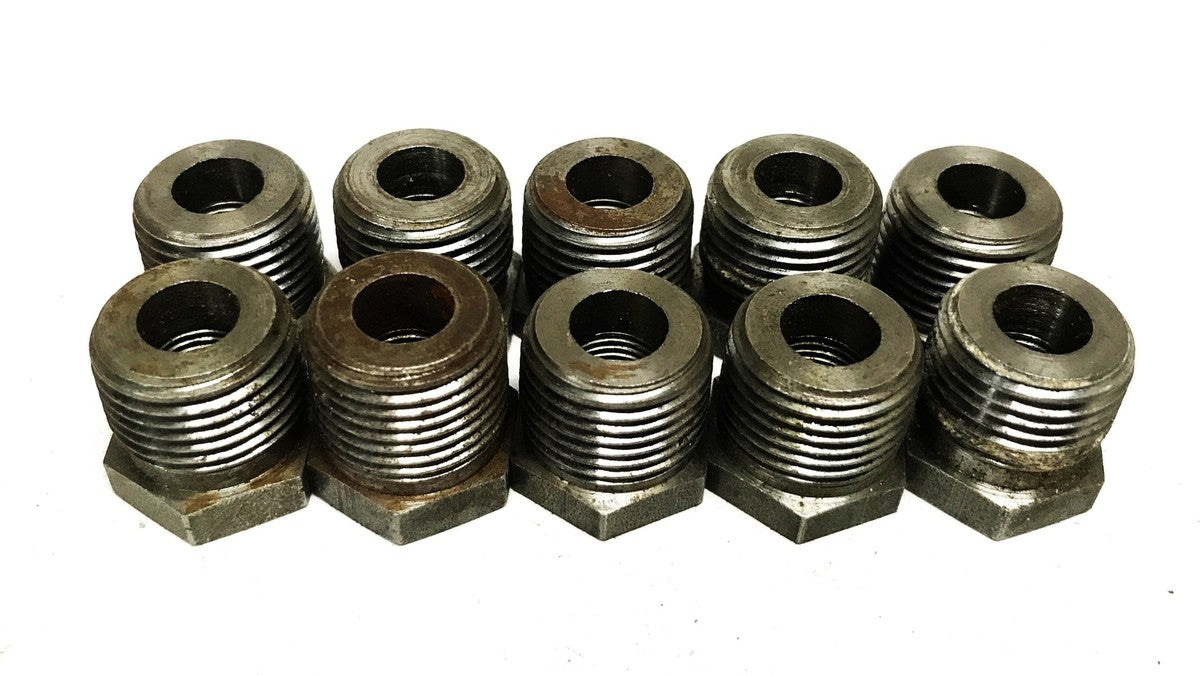 Unbranded 3/8 inch x 1/8 inch Reducing Bushing [Lot of 10] NOS