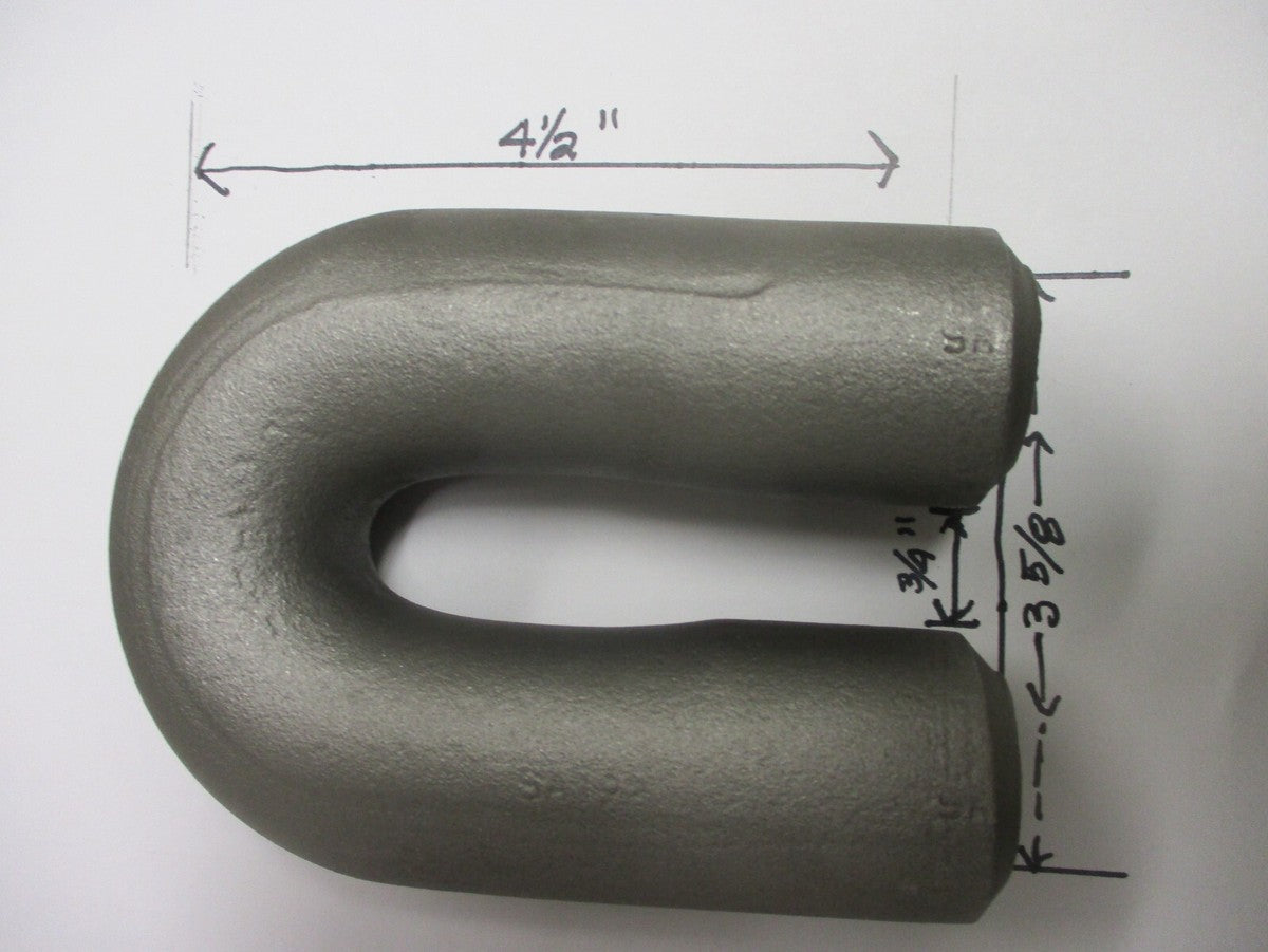 180 Degree U-Bend Heat Exchanger SA192 SMLS Bend 1.46-1.49 OD x .203-.218 W.T.