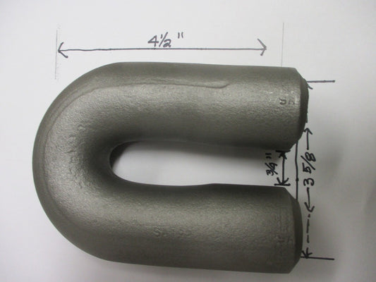 180 Degree U-Bend Heat Exchanger SA192 SMLS Bend 1.46-1.49 OD x .203-.218 W.T.
