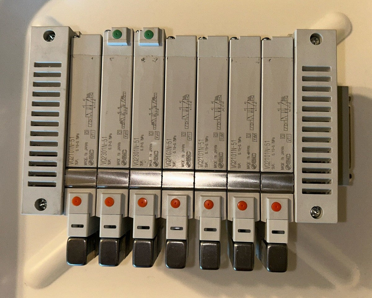 NEW SMC VQ2301N-51 VQ2101N-51 MANIFOLD 7 STATION VV5Q21-07C4FS0-S-X50US.c5