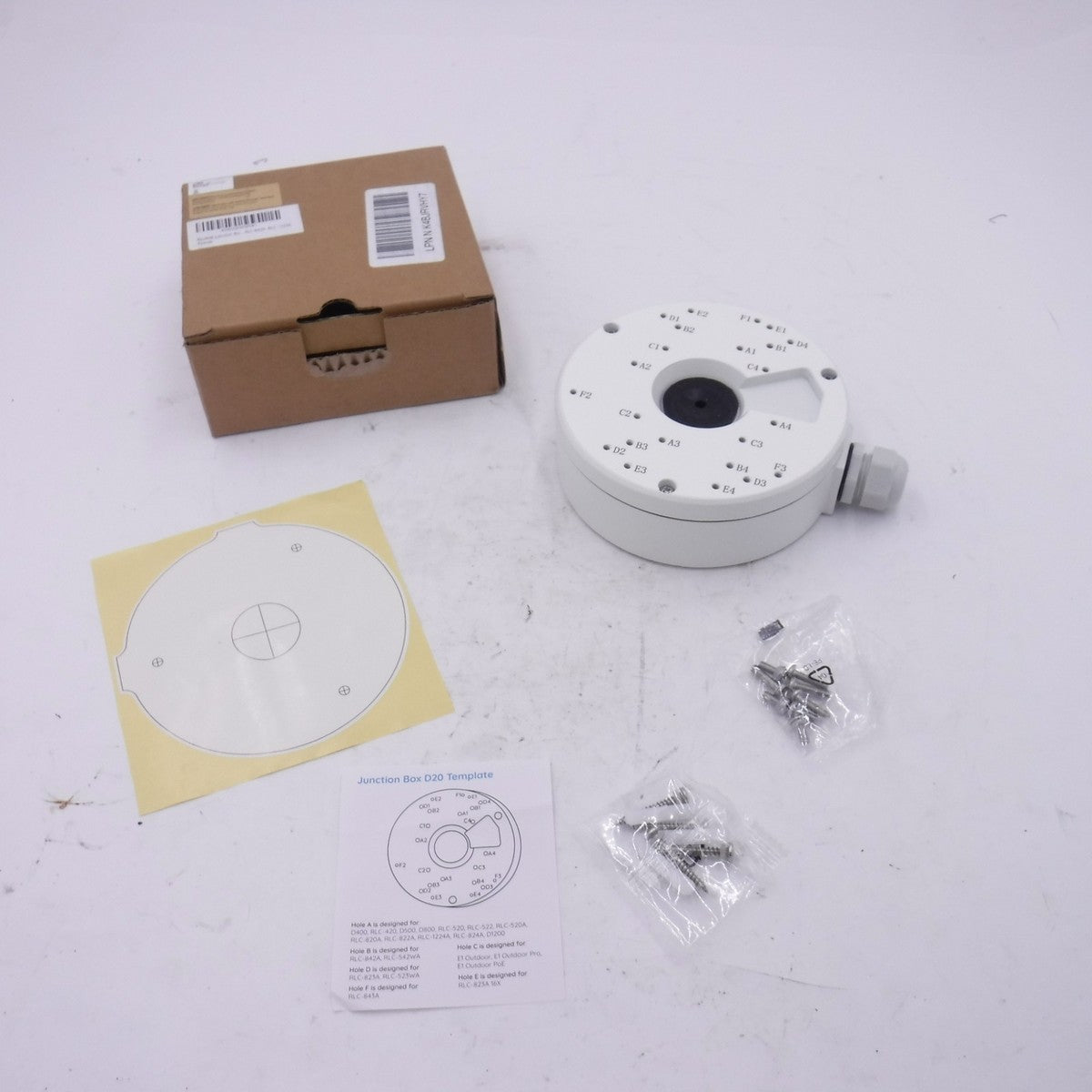 Reolink D20 Junction Box for Dome PoE Cameras 520A 820A 833/A White