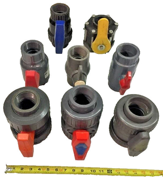 2" PVC Threaded Ball Valve / Lever operated