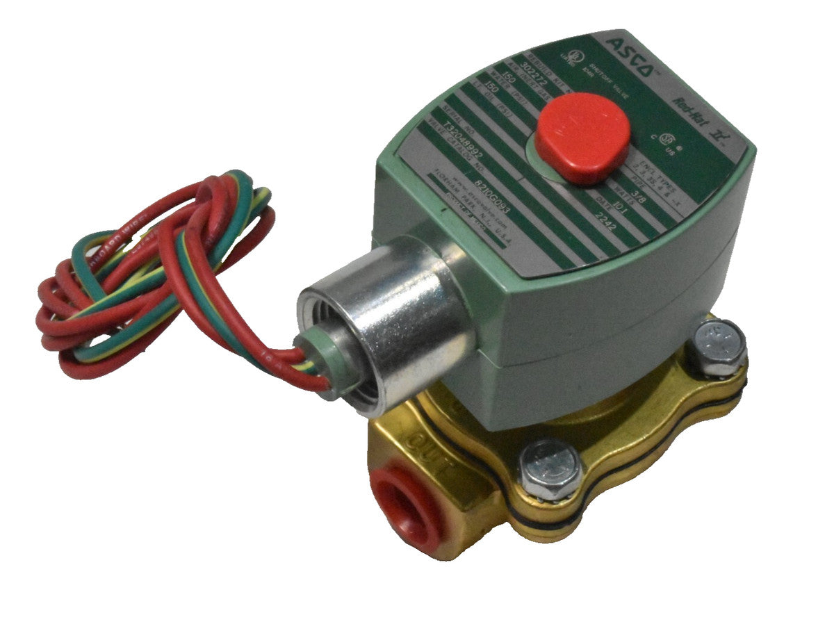 Asco Red-Hat 8210G093 Solenoid Valve 150 PSI, 3/8" NPT