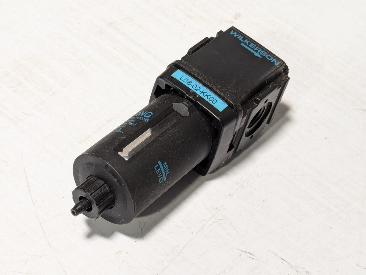Wilkerson Pneumatic L08-02-KK00 Lubricator, 1/4" NPT, 57.5 CFM as pictured