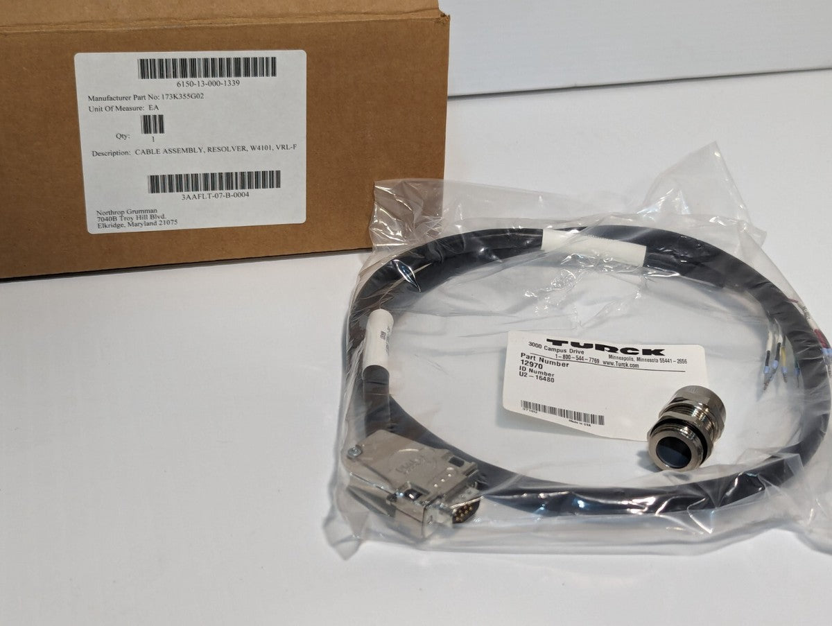 Turck U2-16480 Cable Assembly Resolver W4101 VRL-F 173K355G02
