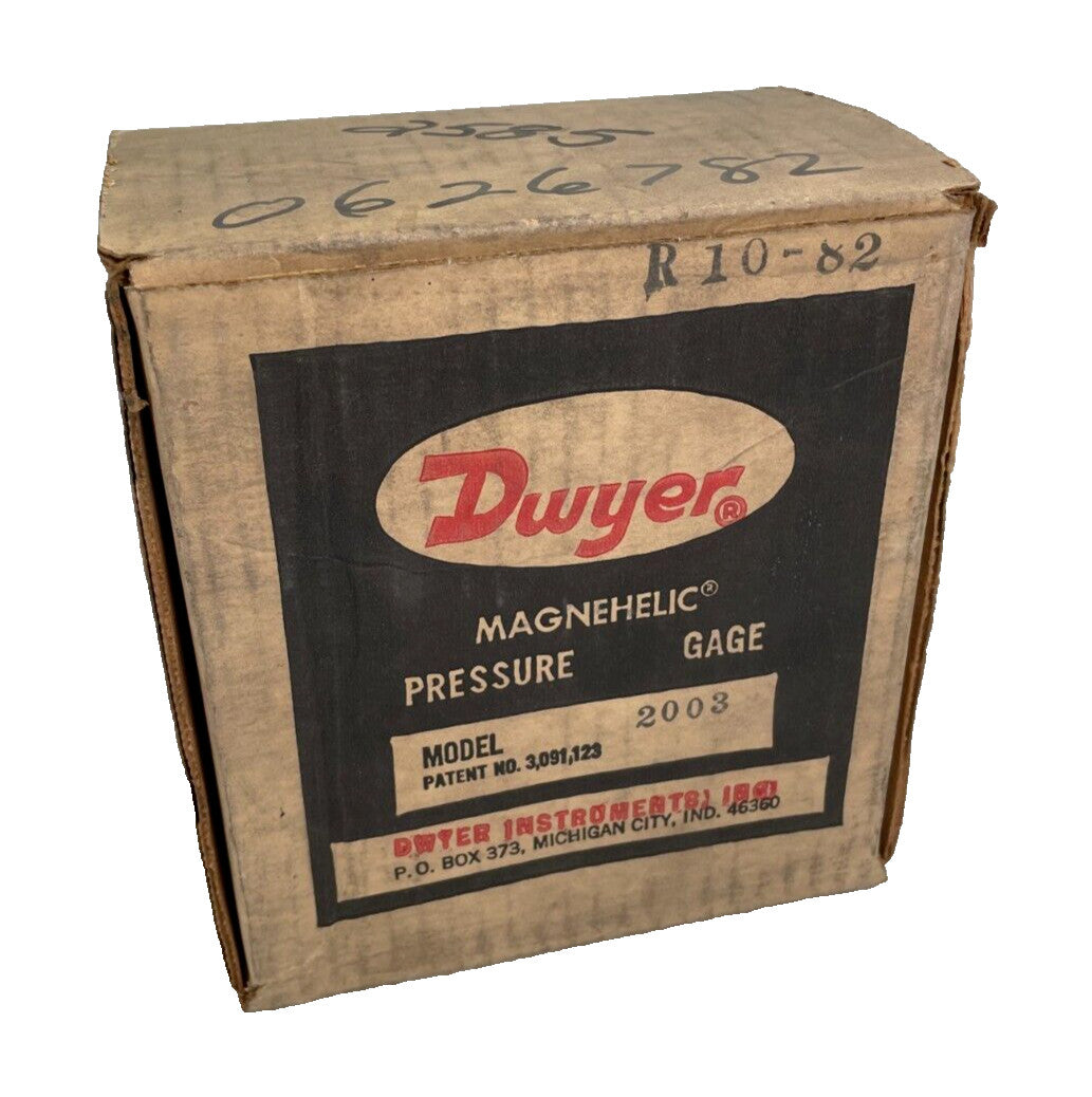 DWYER 2003 Magnehelic Gauge 0-3 inches H2O
