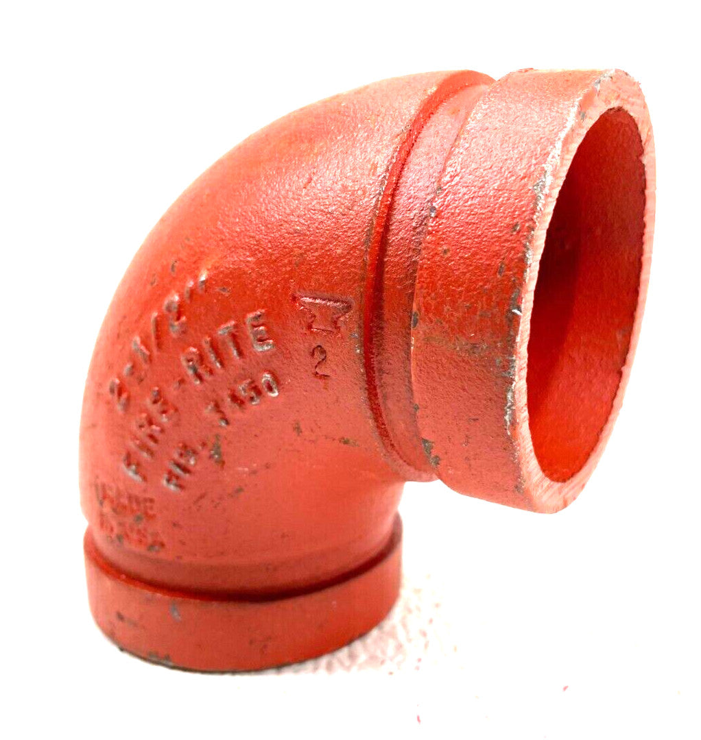 Gruvlok Fire-Rite Style 7450 2-1/2" 90-Degree Elbow Grooved End Pipe Fitting