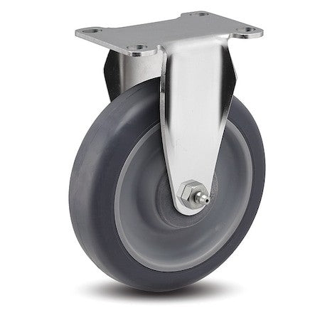 Medcaster Ac04hsp125rgtp01 Plate Caster,Rigid,4" Wheel Dia.