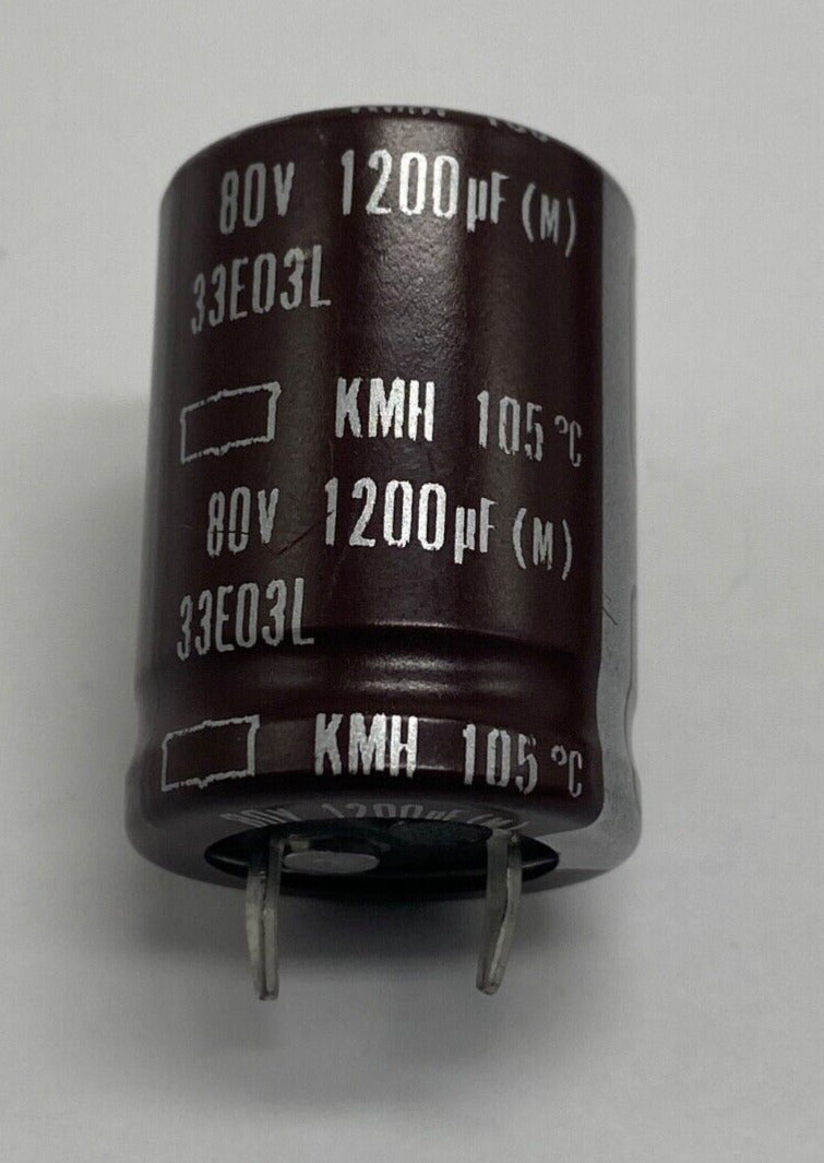 Nippon Chemi-Con snap-in electrolytic capacitor 1200uf/80V EKMH800VSN122MP30S