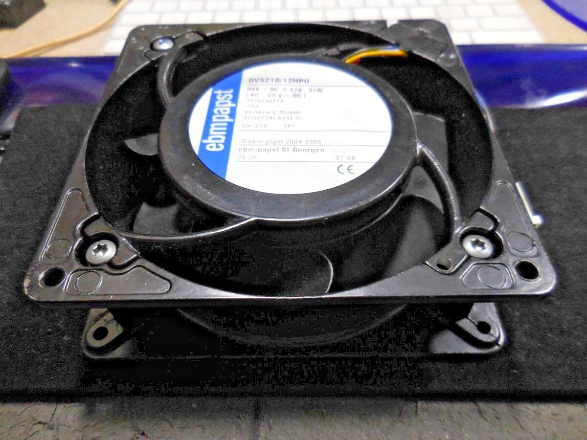 Ebmpapst DV5218/12HPU DC Industrial Fan (54VDC, 0.57A, 31W)