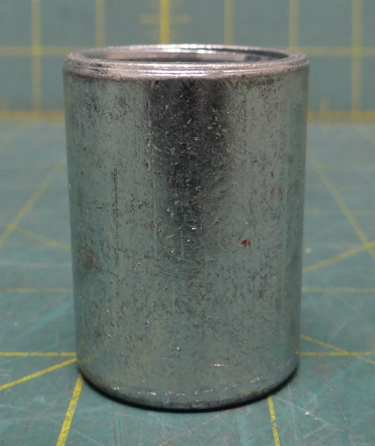 1" Female Straight RMC Conduit Connector Fully Threaded Zinc-Plated 1-3/4" L