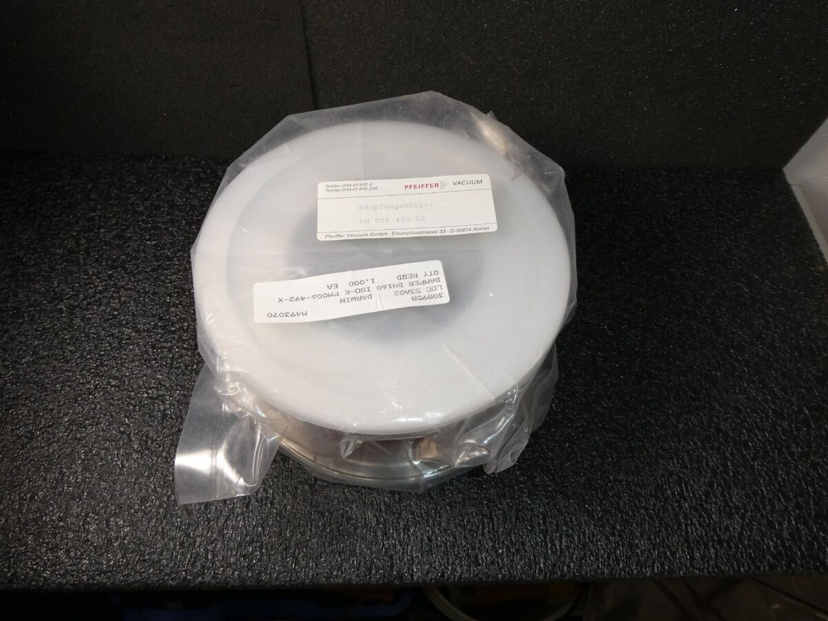 PFEIFFER VACUUM VIBRATION DAMPER FOR HIPACE 700 TURBO PUMP DN 160 PM 006 492-AX