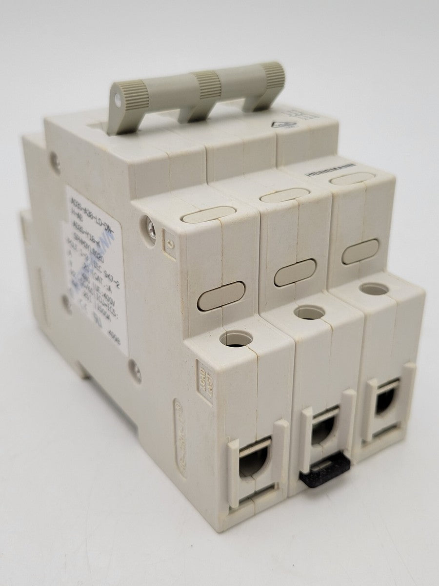 Heinemann SPHM3YL0020 DIN Rail Circuit Breaker 20A 480V 3P 3PH Type AD3S 20 Amp