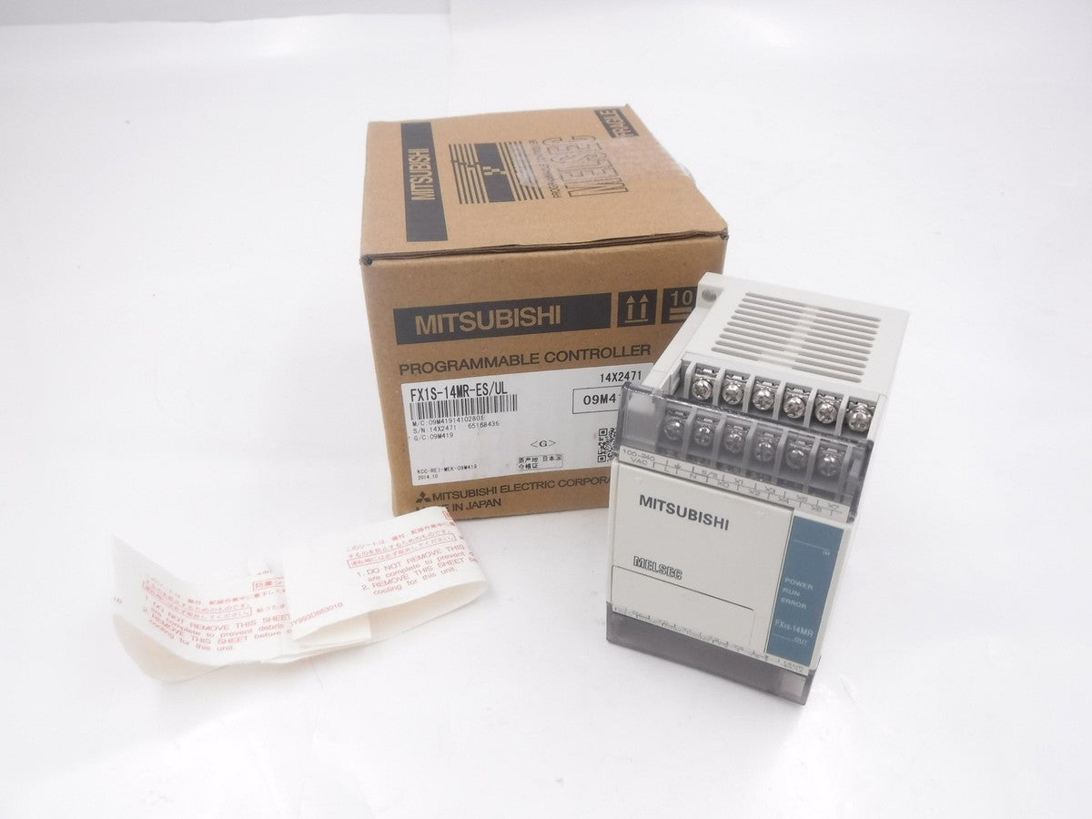 Genuine OEM Mitsubishi Programmable Controller I/O Unit FX1S-14MR-ES/UL