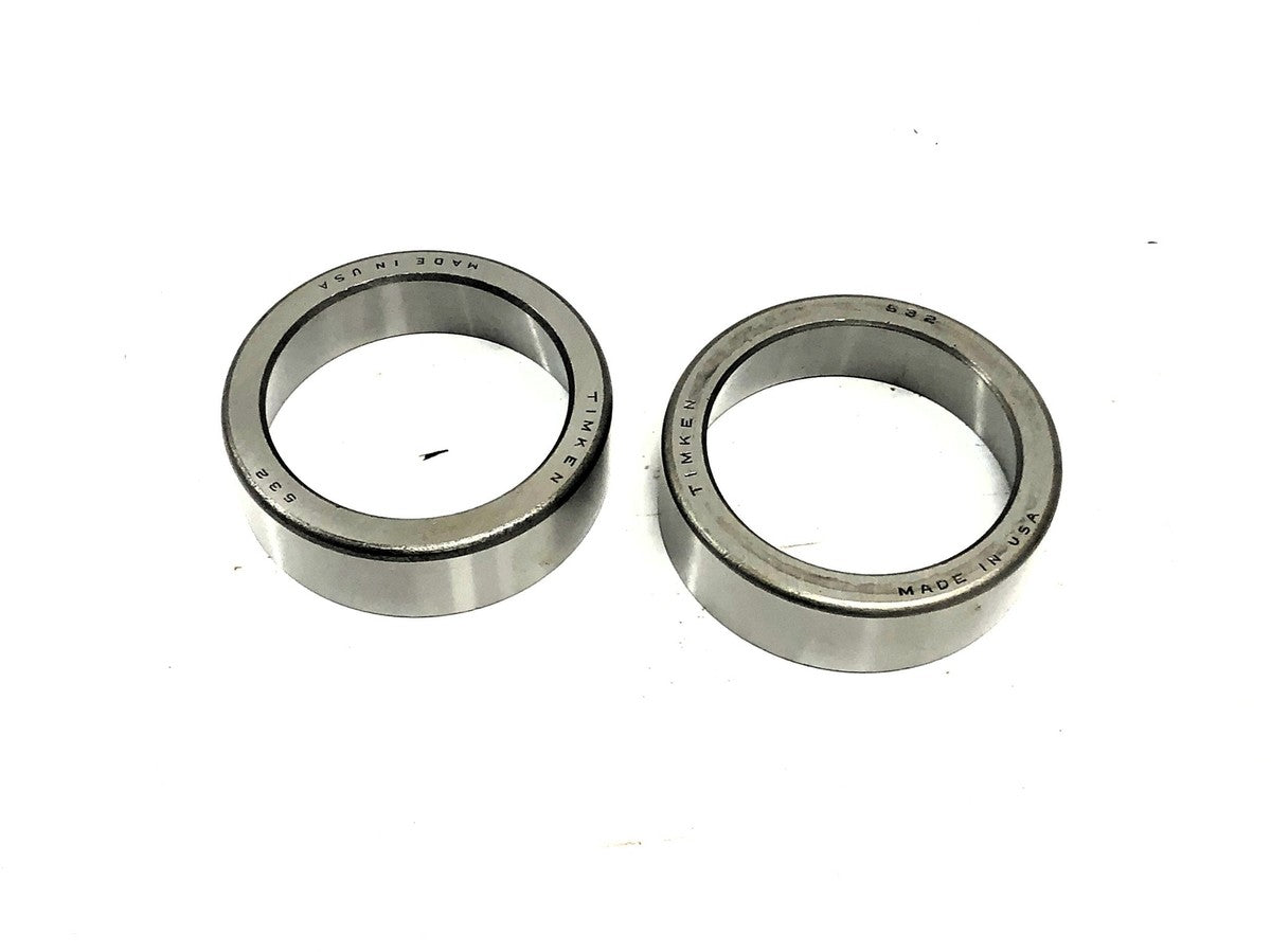 Timken Cup Tapered Roller Bearing 532 [Lot of 2] NOS