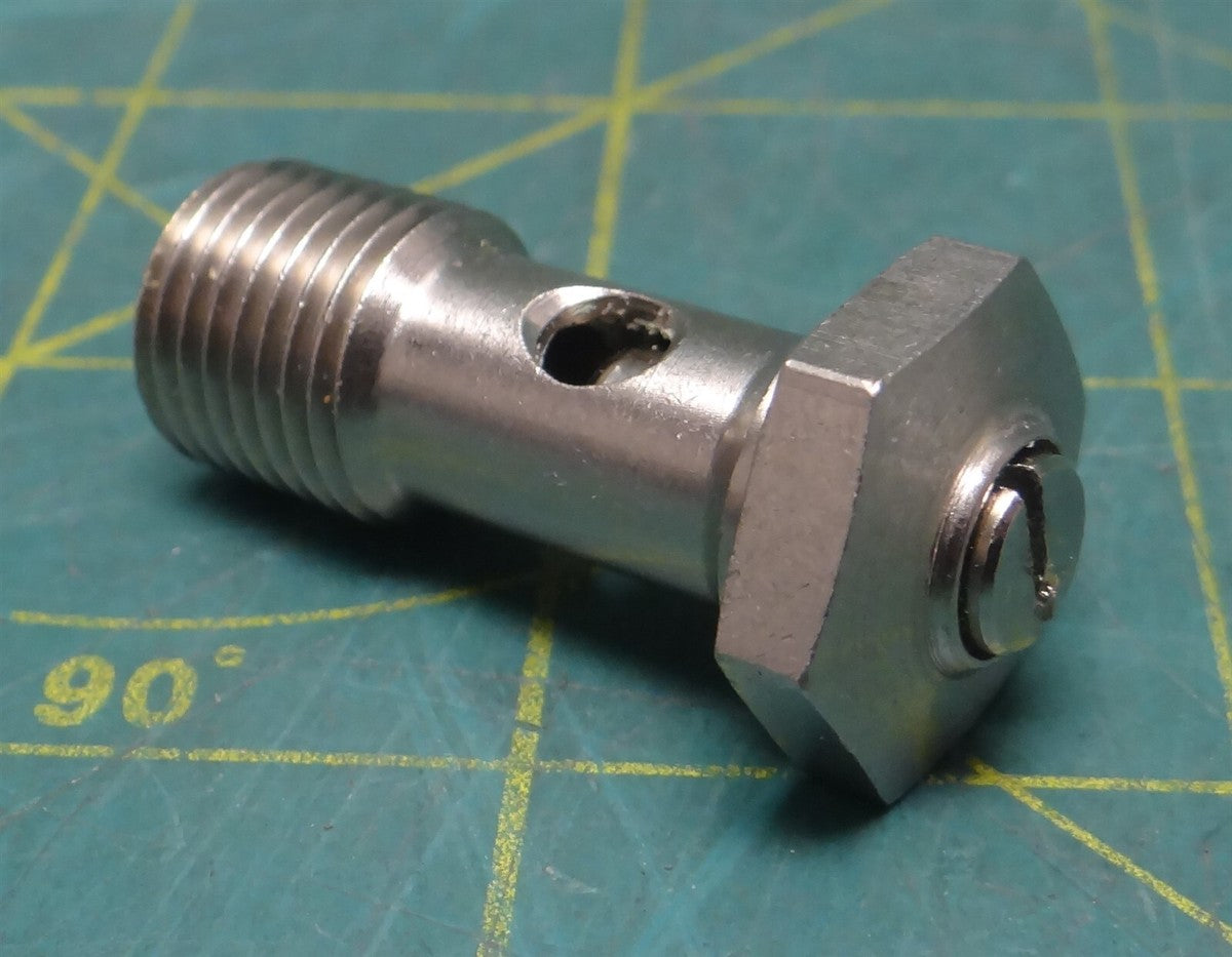 Stainless Steel Fuel Pressure Regulator Barb Fitting Banjo Bolt 1/2"-19 X 1/2" 
