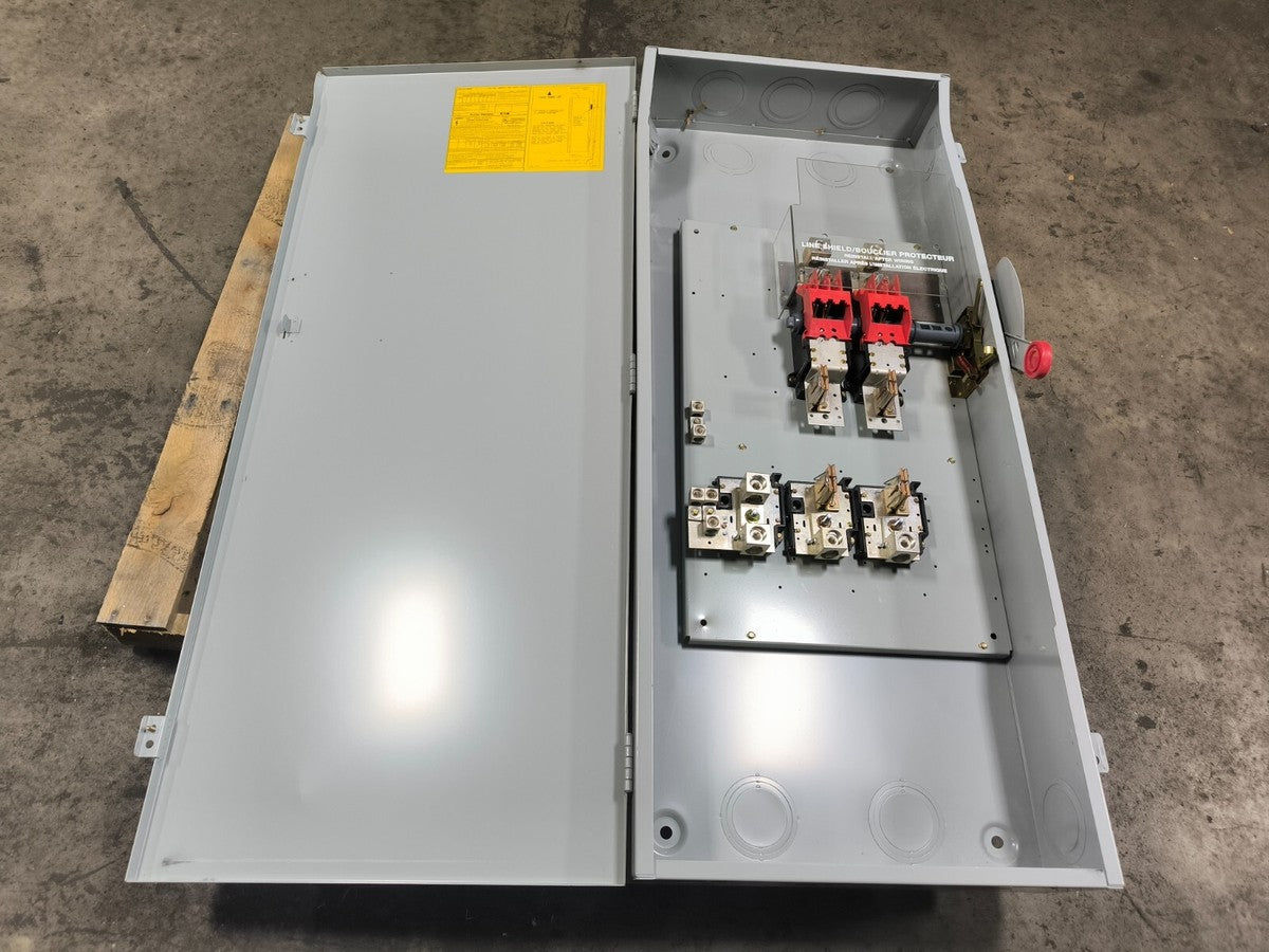 Eaton Cutler Hammer DG225NGK Fusible Disconnect Switch 400 Amp 2 Pole 240 VAC