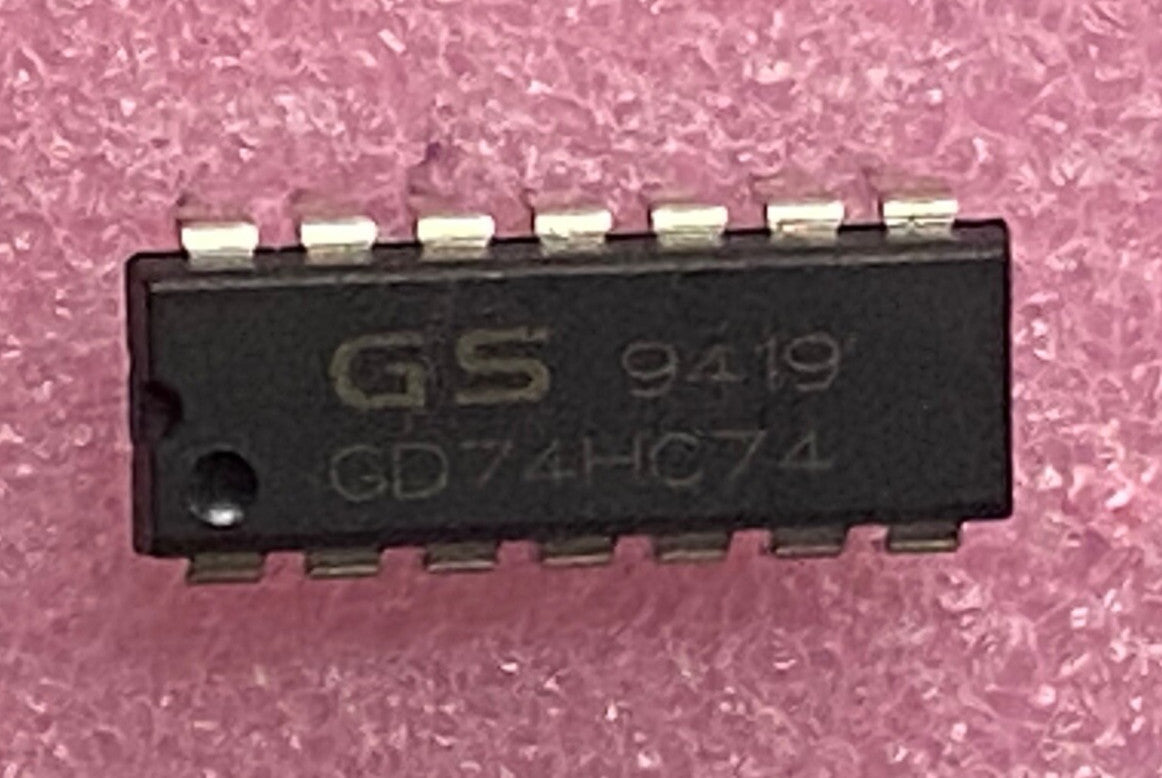 GS GD74HC74 dual D flip-flop set/reset Integrated Circuit