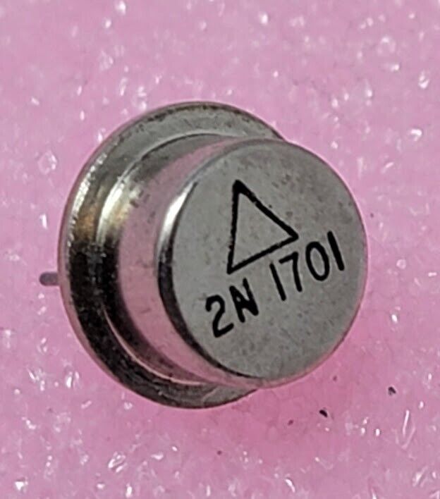 Lot of 2 - SENSITRON - 2N1701 – NPN Transistor, 40V, 25W, TO-8-3