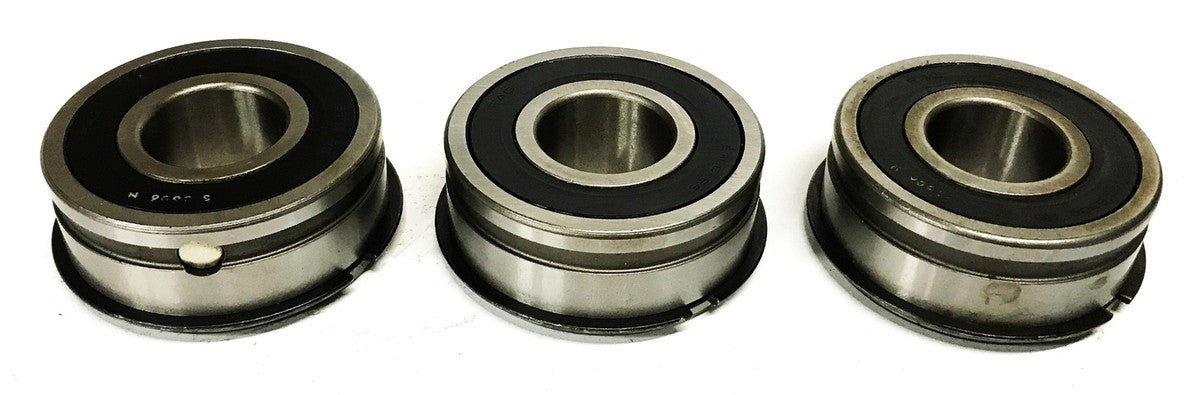 FAG Rubber Shielded Deep Groove Ball Bearing W/ Snap Ring 6306RS [Lot of 3] NOS