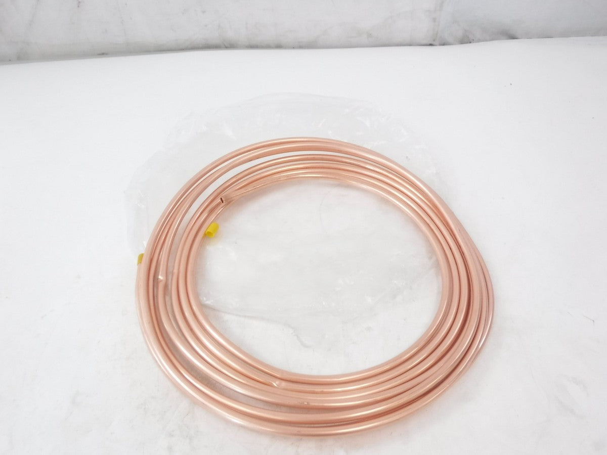 20'L x 3/8"OD Soft Copper Refrigerant Coil Tubing SEE DES