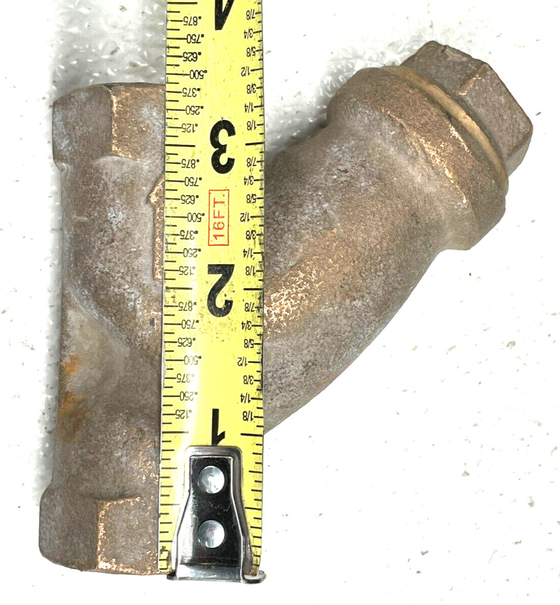 Bronze Y-Strainer 1/2" NPT Thread Ends / 3/8" Blow-Off / 20-Mesh SS Screen