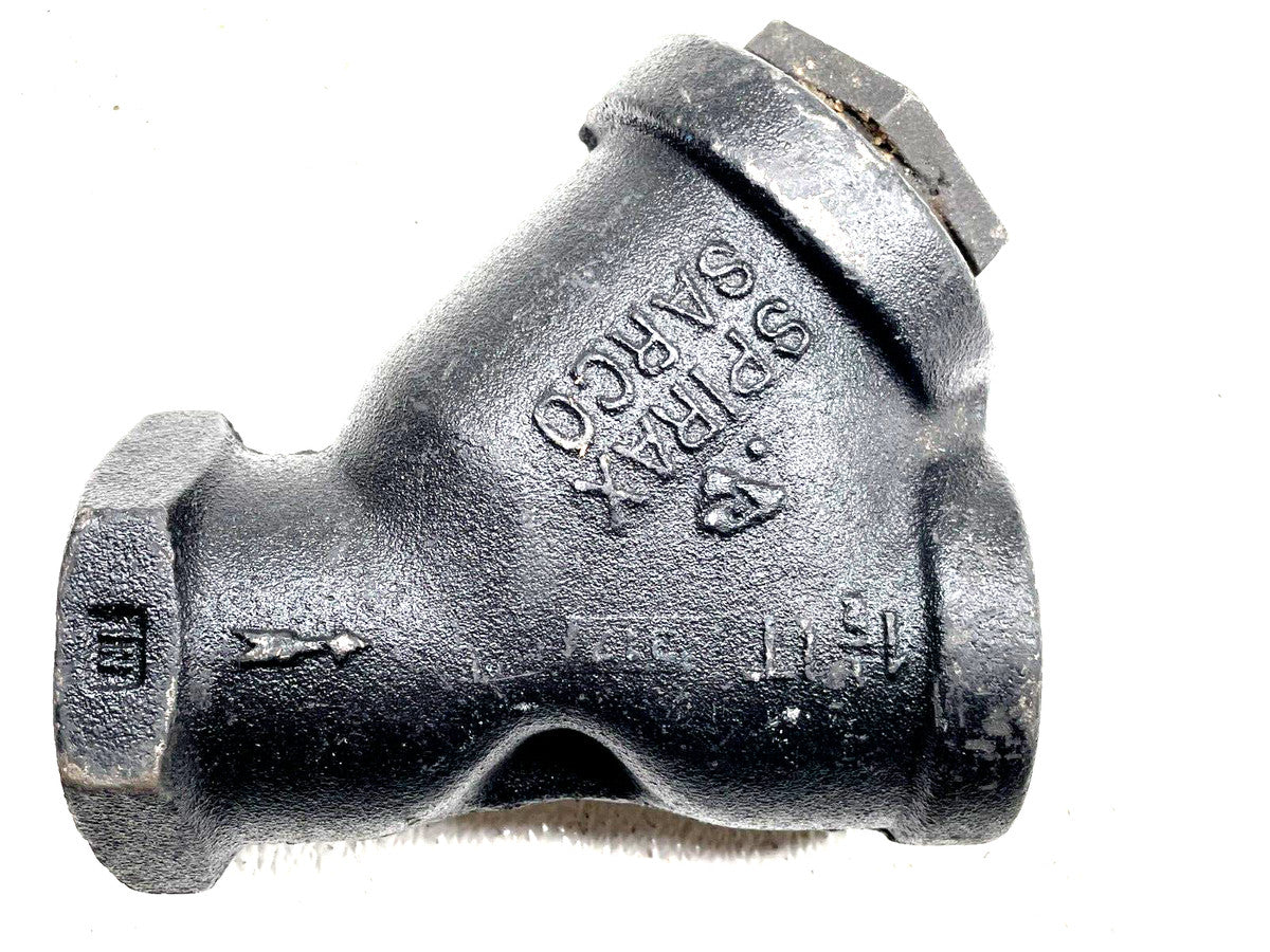 SPIRAX SARCO Cast Iron Y Strainer 1-1/2" NPT 250 SWP 400 WOG / 20-Mesh Screen