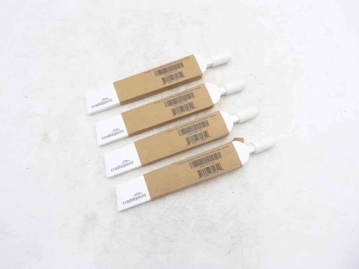 4 Pack Cradlepoint SMA Cellular Antenna White 600MHz-6GHz 170761-001