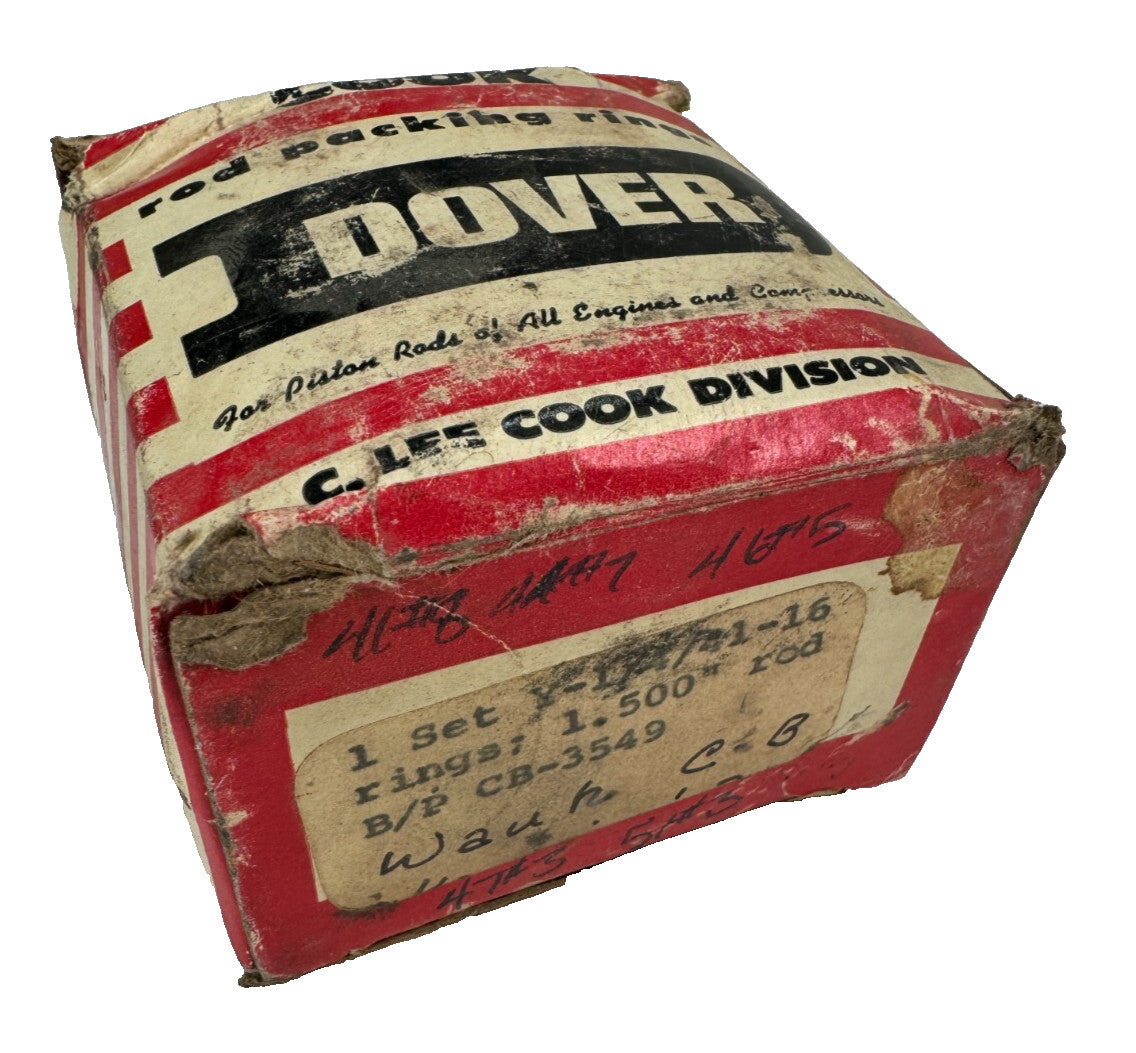 DOVER / COOK  Y-1/4/41-16 Rod Rings 1-1/2" Rod B/P CB-3549 (9 Rings)