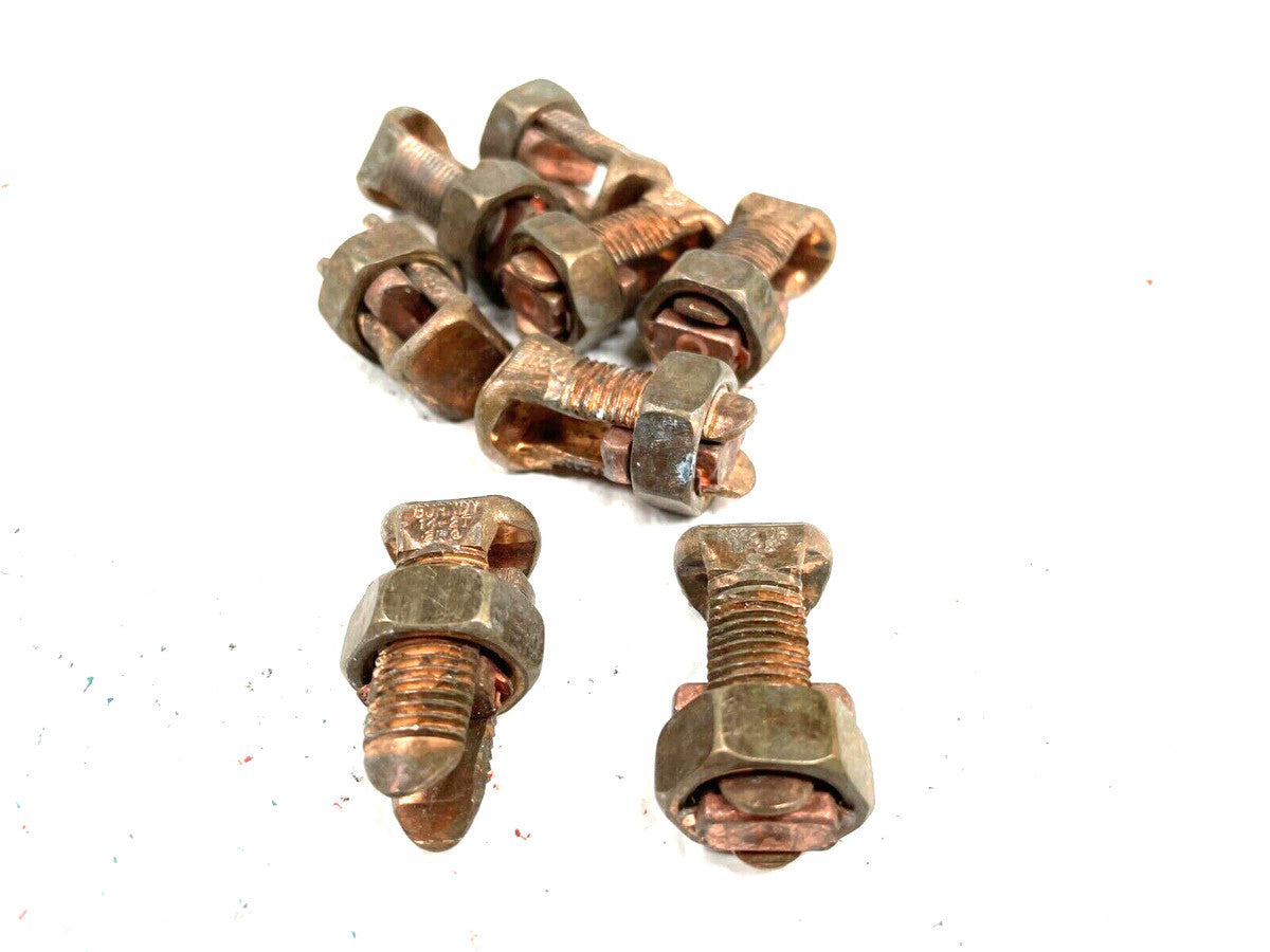 BURNDY KS22 DB 14-2T 2R Copper Servit Split-Bolt (Lot of 8)