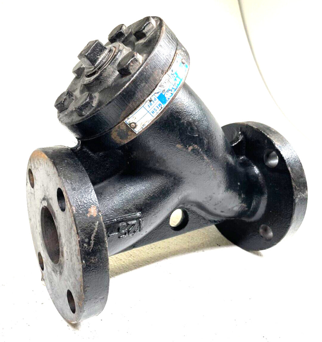 MUELLER 77F-125 Wye Y Strainer 2" Class 125 FF Flanged End 1/16" Perf Cast Iron