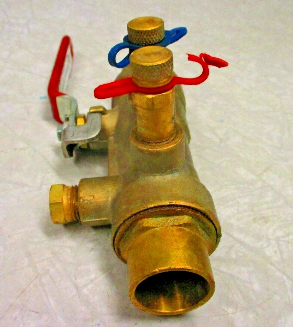 Balancing Valve | FLOW DESIGN UA 075 | 3/4" Sweat Ends | 600PSI WOG